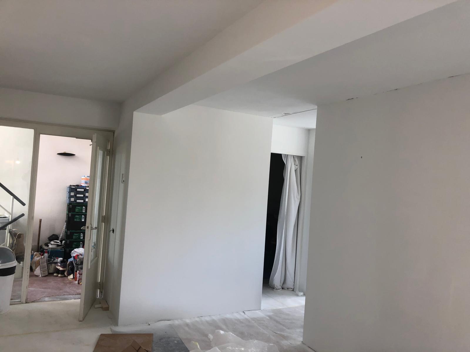 Ruimte klaar voor oplevering