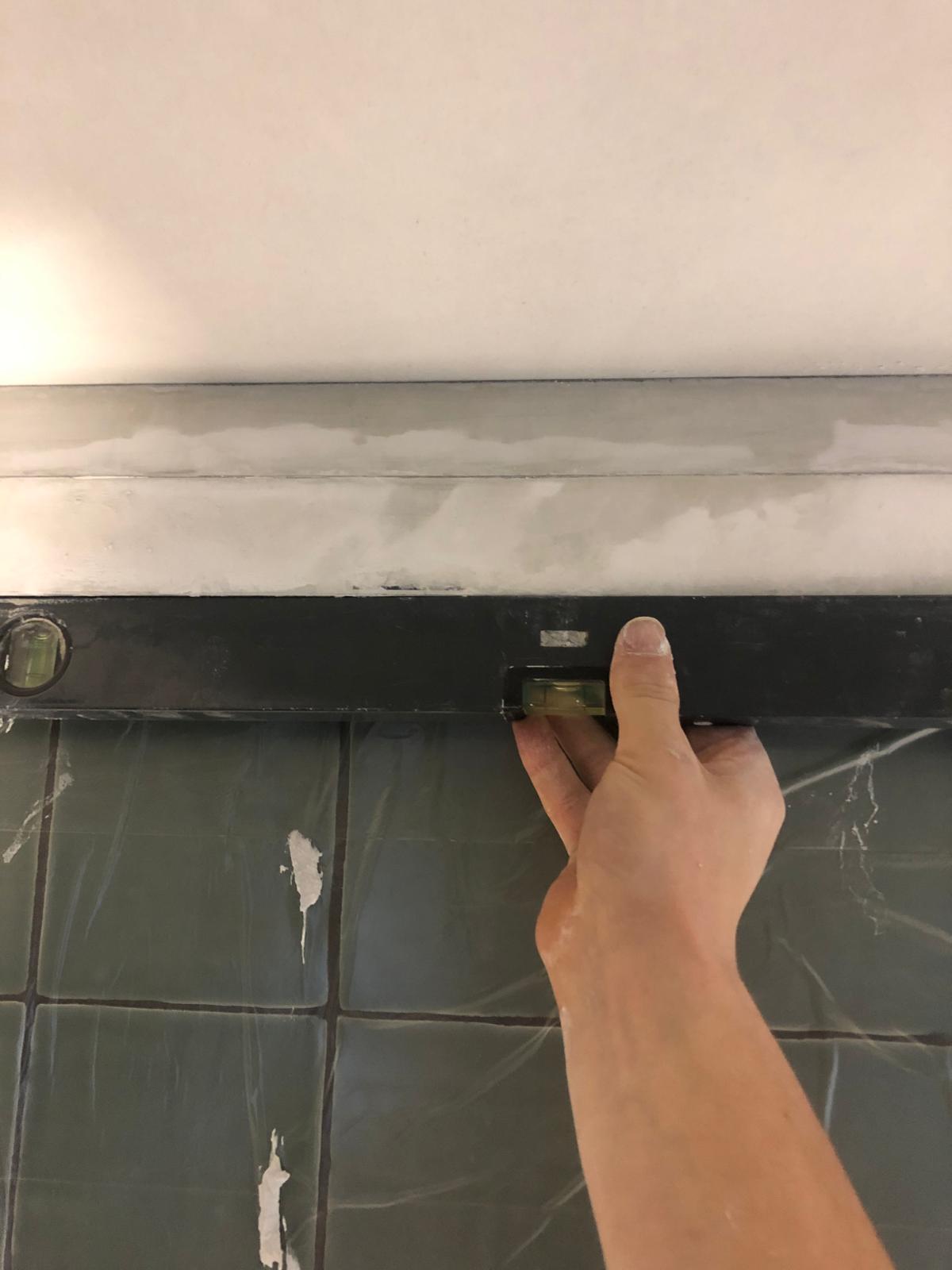 Waterpas voor strakke aftimmering