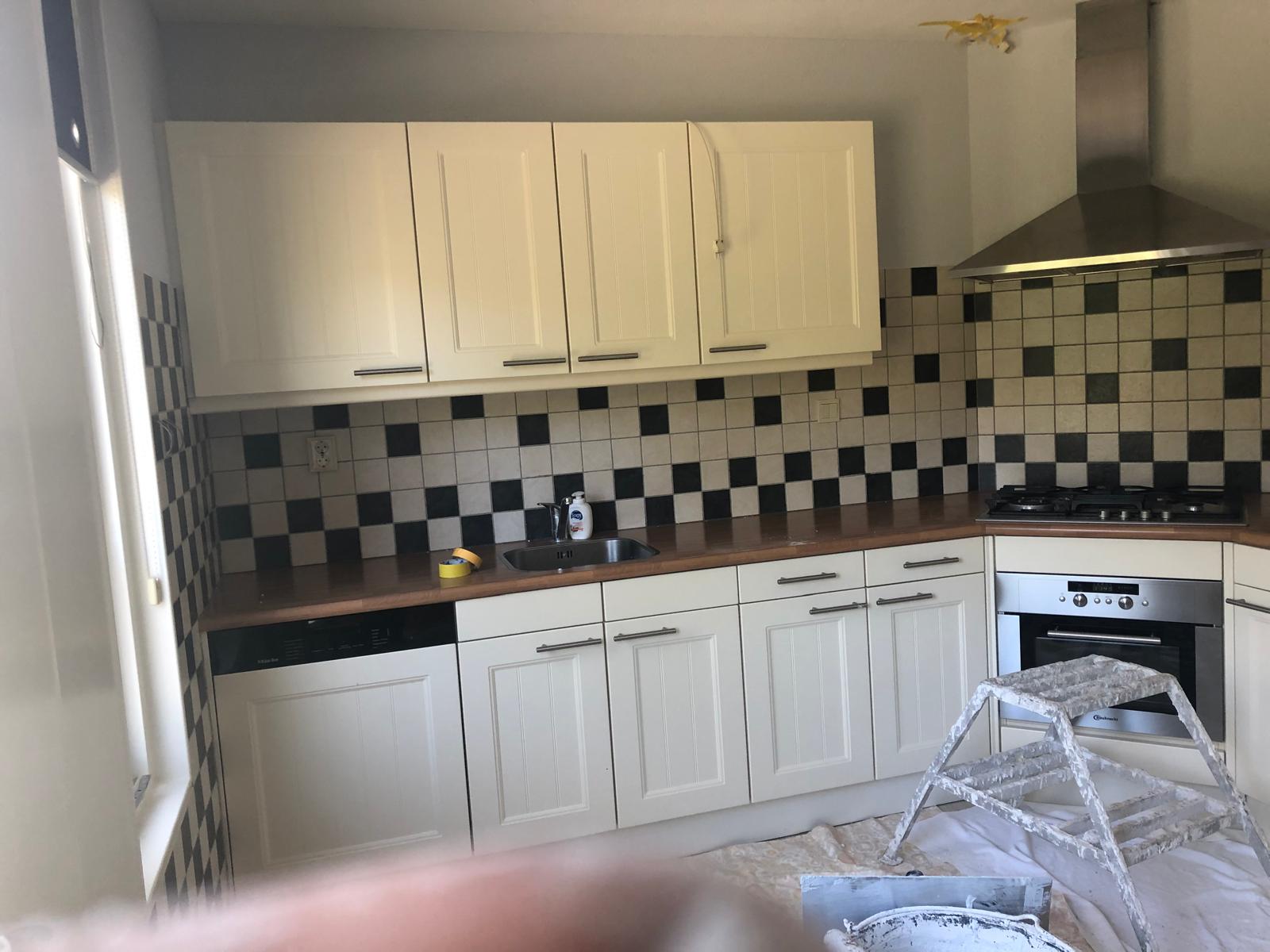 Keuken klaar voor renovatie
