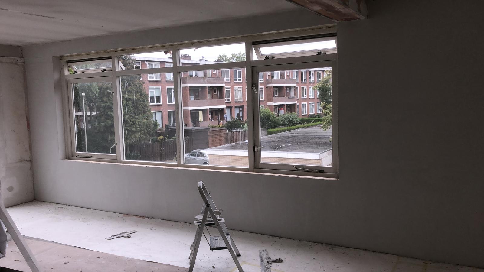 Slaapkamer na oplevering stucwerk