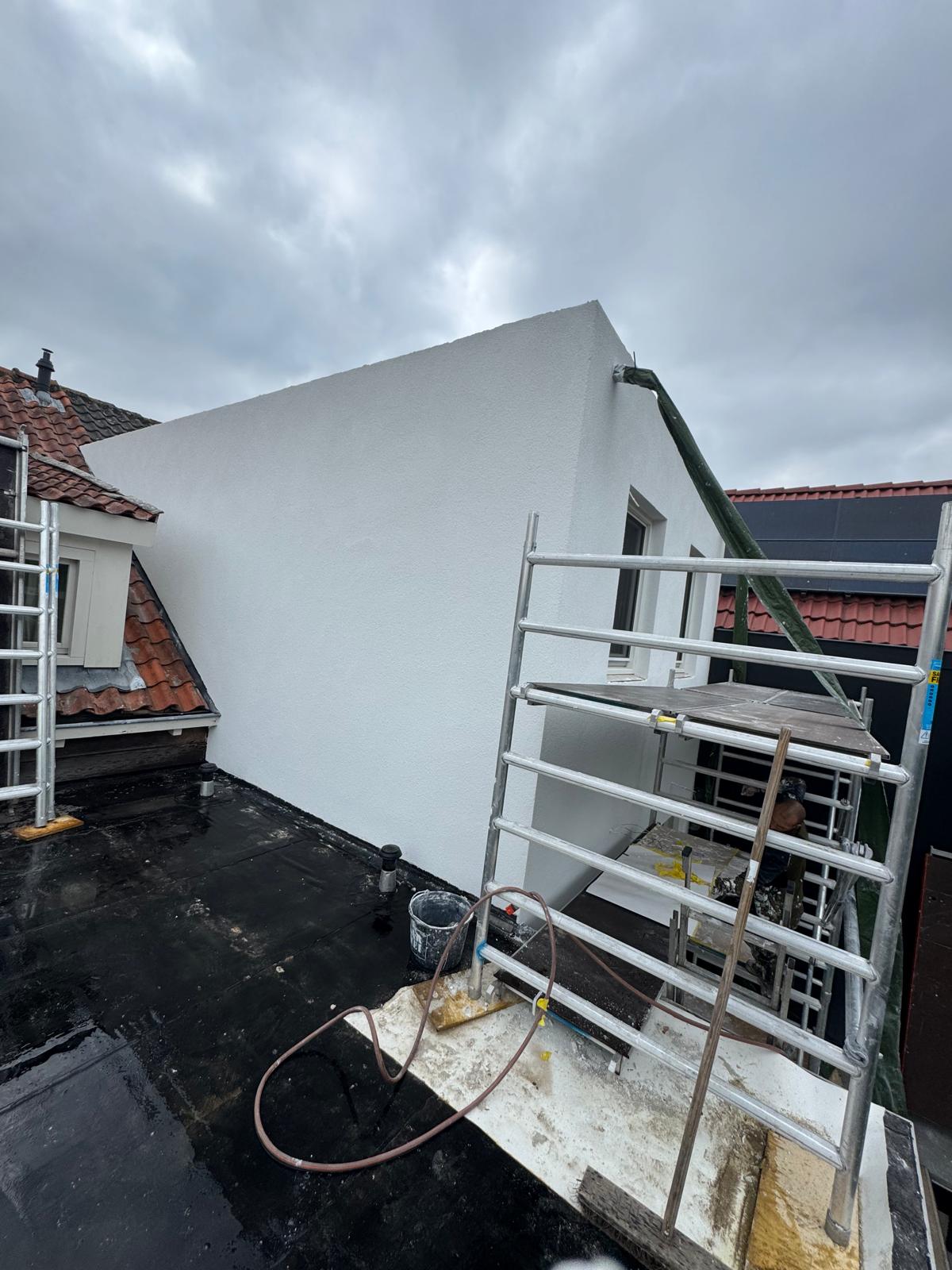 Complete gevelrenovatie in wit